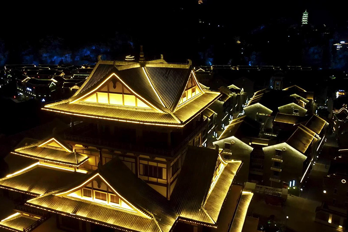 景區古建筑外墻亮化