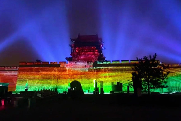 景區古建筑全息投影