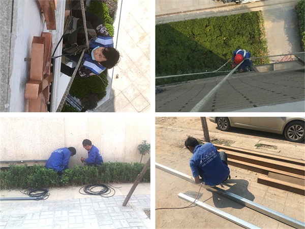 新鄉市KTV亮化工程施工現場