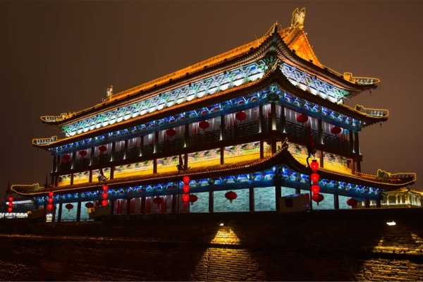 古建筑燈光亮化展現古建筑的藝術性