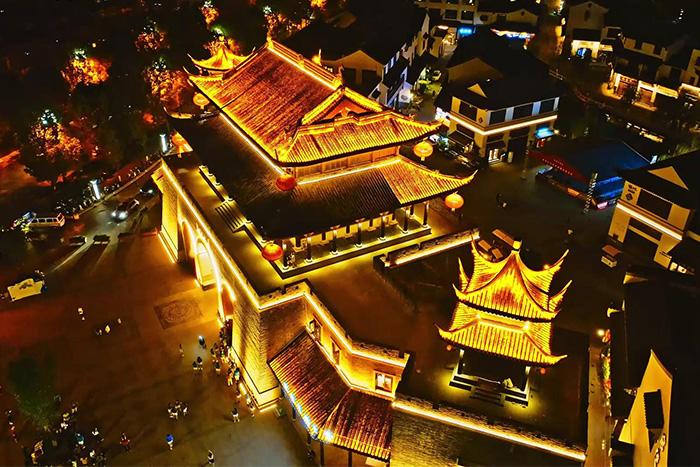 景區古建筑外墻亮化工程