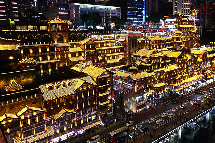 景區古建筑亮化