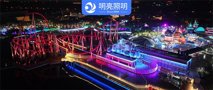 這樣做亮化才能讓游樂(lè)園夜晚人潮不斷的？