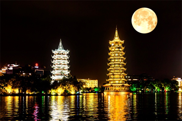 景觀亮化工程中常見的設計表現手法