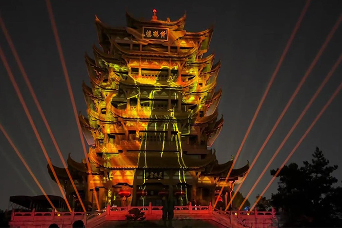 景區古建筑全息投影
